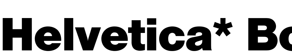 Helvetica* Bold Scarica Caratteri Gratis